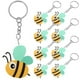 thumbnail image 1 of KAKOWELY 10 llaveros de abeja bonitos, colgantes de abeja, llavero de abeja de dibujos animados, colgante de abeja, 1 of 5