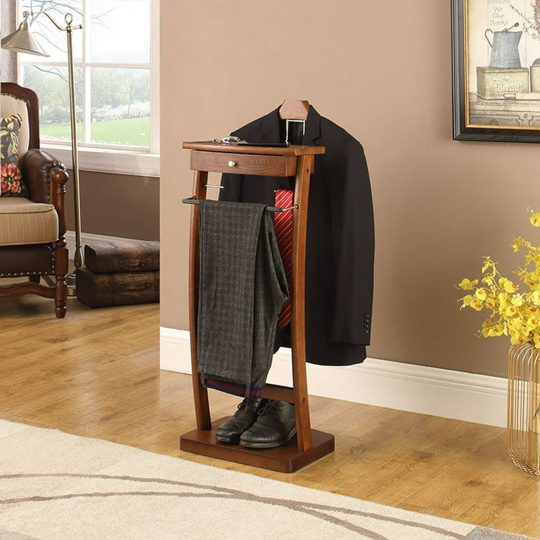 Proman Products Kingsman Valet Stand - Walnut - Walmart.com