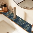 thumbnail image 2 of Yayeee Faucet Mat for Kitchen Sink 14.7" Diatomite Long Splash Guard Pad, Shadowy Forest Pattern, 2 of 7