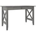 thumbnail image 2 of AFI Lexi Solid Wood Writing Desk with Felt Lined Drawer in Gray, 2 of 7
