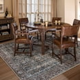 thumbnail image 2 of Collive Area Rug for Living Room 5x7, Machine Washable Vintage Antique Distressed Rugs for Bedroom, Soft Non-Slip Low Pile Indoor Floor Accent Carpet for Office Entryway Nursery Dining Room - Brick, 2 of 8