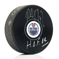thumbnail image 1 of Paul Coffey Rondelle de Hockey des Oilers d'Edmonton Signifiée avec Note HOF, 1 of 1