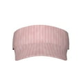 thumbnail image 3 of Balery Pink Stripes Sport Wear Athletic Visor Sun Sports Visor Hat Visor Adjustable Cap for Women and Men (One Size), 3 of 8