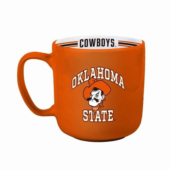 Logo Brands 193-C15SM OK State 15 oz Stripe Mug
