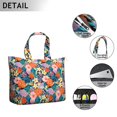 thumbnail image 3 of Flower Women's Large Weekend Travel Bag Moving Canvas Handbag Thick Double Layer Beach Weekend Travel Unisex Hospital Maternity Delivery with Toiletry Waterproof, 3 of 5