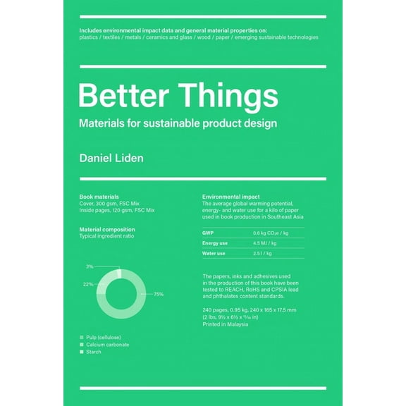 Better Things: Materials for Sustainable Product Design, (Paperback)