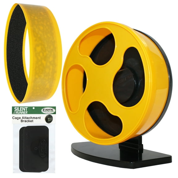 Exotic Nutrition Silent Runner 9"   Sandy Track   Cage Attachment