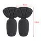 thumbnail image 4 of Almohadillas para el talón 2 en 1, antideslizantes, zapatos de gran tamaño, almohadilla para zapatos, forro para empuñaduras de zapatos Gotas de agua negra Yuyangstore Almohadillas para el talón, 4 of 8