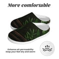 thumbnail image 6 of Lsque Framed Greenery Wall Art Pattern Womens Comfort Cotton on Scuff With Memory Foam and Anti-skid Sole Slipper-42/43, 6 of 7