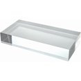 thumbnail image 2 of CiaoHER 2in Thickness Solid Acrylic Cube Display Block Clear Polished Pedestal Stand Riser Solid Base 2" x 6" x 12", 1 Pack, 2 of 7