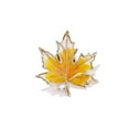 thumbnail image 6 of Hyasfey Women Brooch Sunflower Maple Leaf Apricot Leaf Clothes Pin Realistic Electroplated Polished Exquisite Prom Party Coat Shirt Dress Brooch, 6 of 7