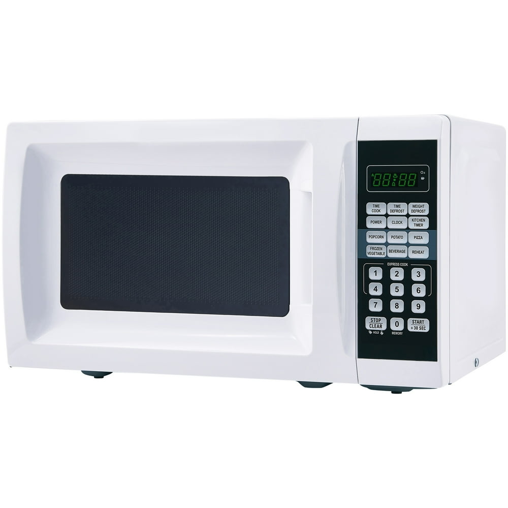 Mainstays 0.7 Cu. Ft. 700W White Microwave with 10 Power Levels