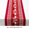 thumbnail image 3 of tredstone Christmas Themed Table Runner Printed Tablecloth Home Restaurant Dining Table Runner, Christmas Tree, Animal, 3 of 7