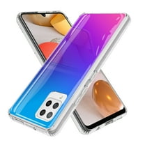 Rosebono For Samsung Galaxy A42 5G Case, Bling Glitter Sparkle Laser Ultra Transparent Colorful Skin Cover Shockproof Case for Samsung Galaxy A42 5G