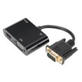 thumbnail image 1 of Adaptador Vga VGA A Convertidor De Potencia 3 En 1 Pantallas De Proyector De TV Con Audio Para Computadora Portátil Negro, 1 of 7