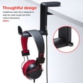 thumbnail image 4 of Sidaley Soporte de para auriculares, soporte de almacenamiento para auriculares de ordenador, organizador de auriculares de plástico giratorio de Cables de audio/vídeo, 4 of 6