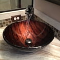 thumbnail image 3 of GF-057ORB-PUD Oil Rubbed Bronze Waterfall Vessel Faucet, Pop-up Drain and Mounting Ring, 3 of 4