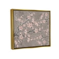 thumbnail image 3 of Stupell Industries Cherry Blossom Pattern Composition Graphic Art Metallic Gold Floating Framed Canvas Print Wall Art, Design by Diane Stimson, 3 of 6