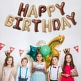 thumbnail image 2 of Pebbuoy 1 Set Happy Birthday Balloon Aluminum Foil Letter Shape Party Balloon Decoration for Birthday Celebration!, 2 of 7