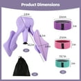 thumbnail image 5 of Thigh Exerciser with 3 Resistance Bands, Thigh Trainer Pelvic Trainer for Women, Hip Trainer Kegel Exerciser, 360 Degrees Rotation Foam Pad, 5 of 6