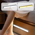 thumbnail image 1 of Motion Sensor LED Light for Cabinets - USB Rechargeable Magnetic Night Light for Bedroom, Wardrobe & Closet, 1 of 8