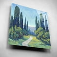 thumbnail image 2 of Epic Art 'Cypress Path I' by Tim O'Toole, Acrylic Glass Wall Art, 12"x12", 2 of 7