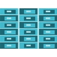 thumbnail image 1 of Ahgly Company Machine Washable Indoor Rectangle Transitional Dark Cyan Green Area Rugs, 8' x 12', 1 of 7