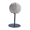 thumbnail image 1 of DOLITY Hat Display Stand Freestanding Durable Stainless Steel Hat Display Rack Cap Rack Black, 1 of 5