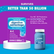 Digestive Advantage Daily Probiotics For Women And Men, Supports Gut Health, 30 Capsules
