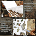 thumbnail image 2 of Vintage Aesthetic Washi Stickers Paper for Scrapbooking, 40 Sheets Ephemera Book for Art Journaling,C, 2 of 8