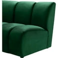 thumbnail image 5 of Meridian Furniture Infinity Green Velvet Modular Chair, 5 of 7