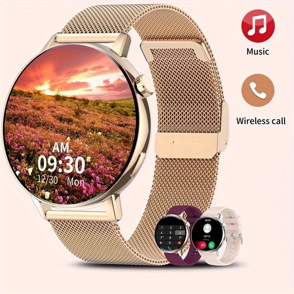 Men's and Women's Smartwatch Gift, Full Touch Smartwatch for Android and iPhone, Fitness Tracking Watch, Sport Mode, Pedometer, Distance, Calories, Stylish, Lightweight, Multi-Sport Mode