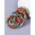 thumbnail image 7 of QQTDFG 10pcs/set Random Flower Decor Beaded Bracelet Women Bracelet Stackable Bracelet-default, 7 of 7