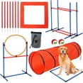 thumbnail image 3 of QinaQin 43pc Dog Agile Training Equipment, Starter Kit, Red, 3 of 7