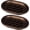 Bronze, variant on PETGLE 2 Pcs Soap Dish for Shower, Double Layer Draining Soap Box with Drip Tray, Plastic - Bronze