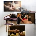 thumbnail image 3 of BestMassage Burgundy PU Portable Massage Table W/Free Carry Case U1 Bed Spa Facial, 3 of 5