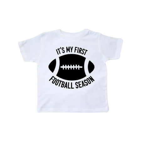 

Inktastic It s My 1st Football Season Gift Toddler Boy or Toddler Girl T-Shirt