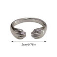 thumbnail image 2 of Product Category Rings - Cute Classic Ring with Light Feel Design in Stainless Steel Jewelry End, 2 of 7