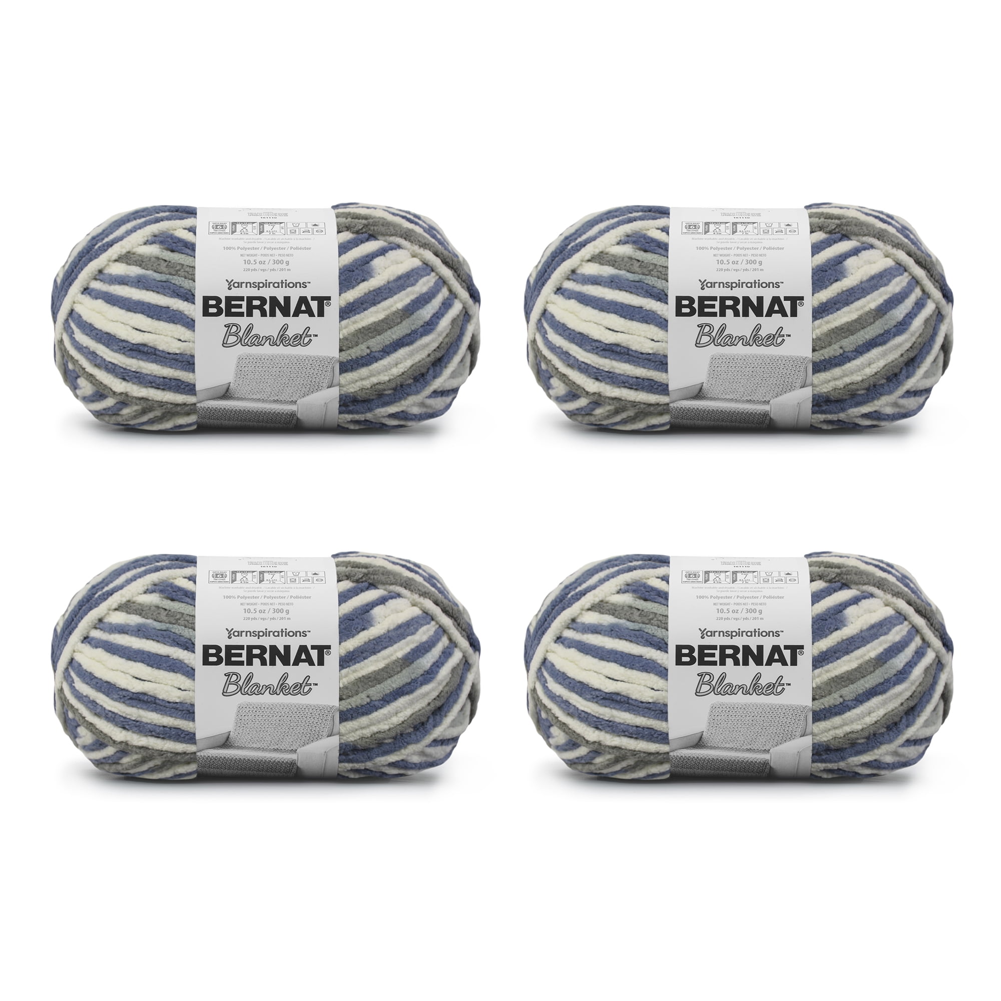 Bernat® Blanket™ 6 Super Bulky Polyester Yarn, Countryside 10.5oz/300g