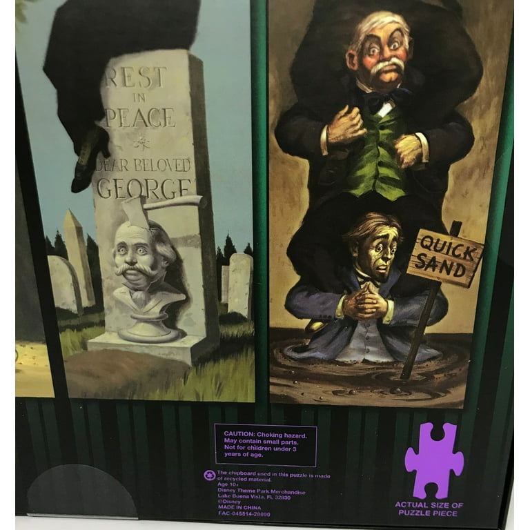 Disney Puzzle Set - The Haunted Mansion Stretching Room - 4 Piece