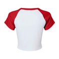 thumbnail image 2 of Bella + Canvas Womens Raglan Crop T-Shirt, 2 of 4