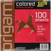 Folia Oragami Sheets - 8" x 8", Assorted, 100 Sheets