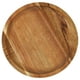 thumbnail image 1 of Bandeja redonda para servir, bandeja circular de madera, bandeja para pan, café, té, plato para aperitivos de frutas., 1 of 7