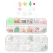  wexpw 400 Pieces Christmas Snowflake Confetti 3 Shapes