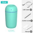 thumbnail image 1 of Humidificador De Aire Ultrasónico De 420 Ml , Purificador De Coche Portátil Para Oficina Familiar Con Luz Nocturna LED , Difusor De Aceite Esencial De Aroma, 1 of 4