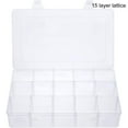 thumbnail image 1 of Caja de almacenamiento de plástico grande de 15 rejillas 27,5*16,5*5,5 Xemadio 2035291-3, 1 of 9