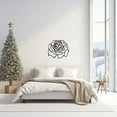 thumbnail image 5 of LaModaHome Chic Rose Design, Metal Wall Art, Elegant Flower Decor for Home, Modern Metal Artwork, Living Room Floral Accent Piece, Unique Wall HangingHome Decoration Gift -27.6"x30.3"/70x77cm, 5 of 5