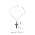 thumbnail image 2 of MRLESS Cross Pendant Car Rear View Mirror Hanging Ornament Church Car Interior Decoration Craftsmanship Wooden Charm, 2 of 8