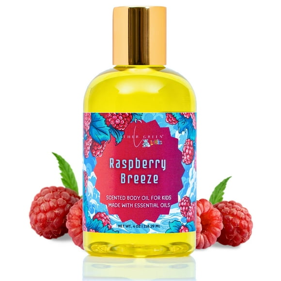 Raspberry Breeze Kids Body Oil - 4 oz by LatherGreen