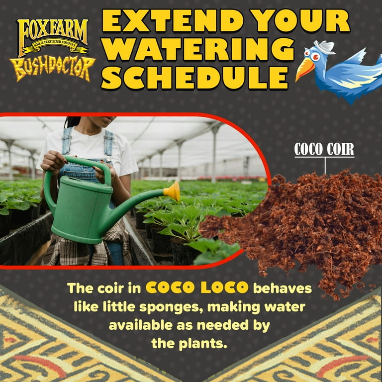 FoxFarm, Bush Doctor Coco Loco Potting Soil Mix, 2 Cu Ft 2 Pack